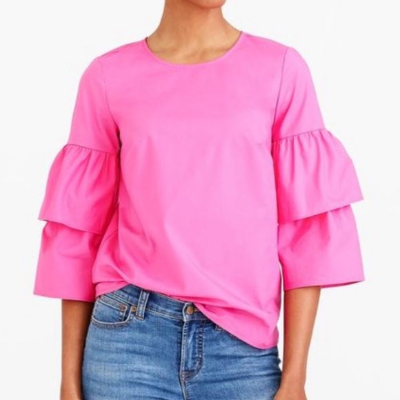 J. Crew Tops - JCrew Mercantile Top Size 0 Pink